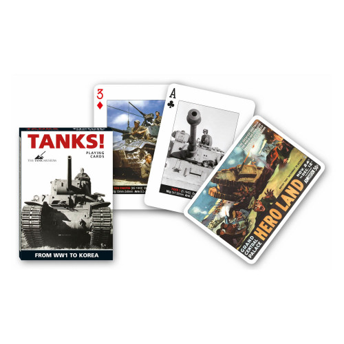 Carti de joc de colectie cu tema "Tanks"